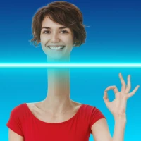 Mavi Çizgi: Face Scanner