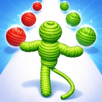 Rope Man Run - Yarn Hero Game